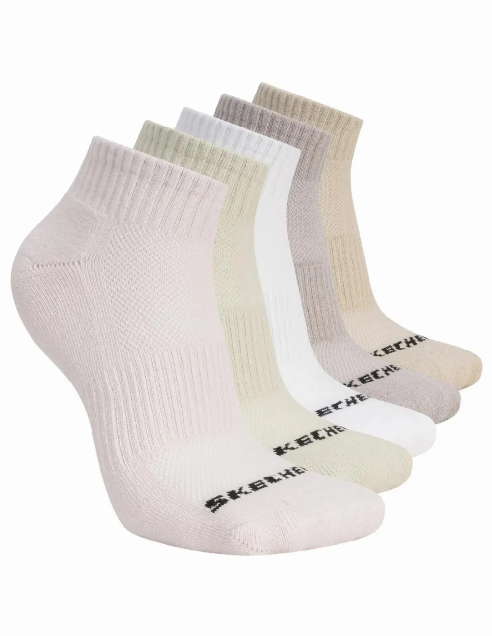 Skechers 5pk Unisex 12 Terry Qtr Crew S602095680