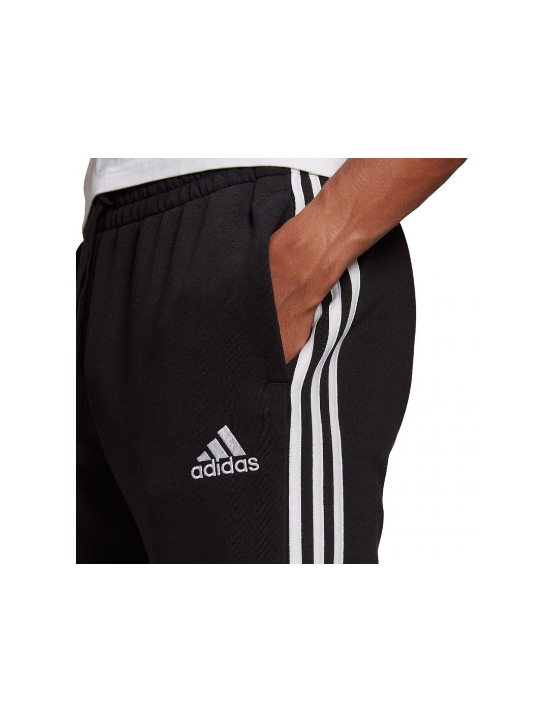 381675-thickbox_default-adidas-3stripes-παντελόνι-φόρμας-με-λάστιχο-fleece-μαύρο-gk8821