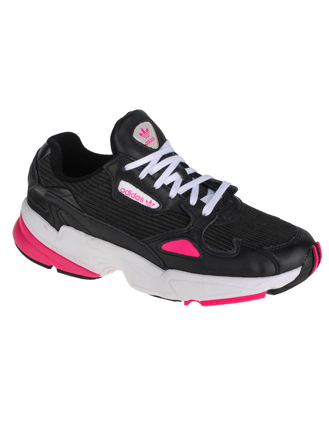 396527-thickbox_default-adidas-falcon-γυναικεία-chunky-sneakers-core-black-shock-pink-cloud-white-ee5123