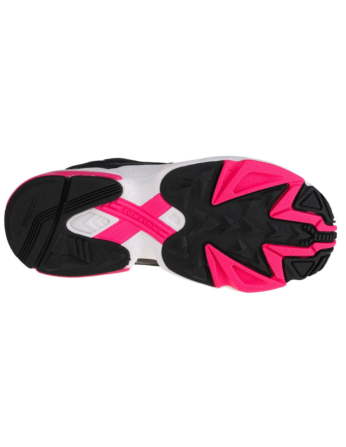 396530-thickbox_default-adidas-falcon-γυναικεία-chunky-sneakers-core-black-shock-pink-cloud-white-ee5123