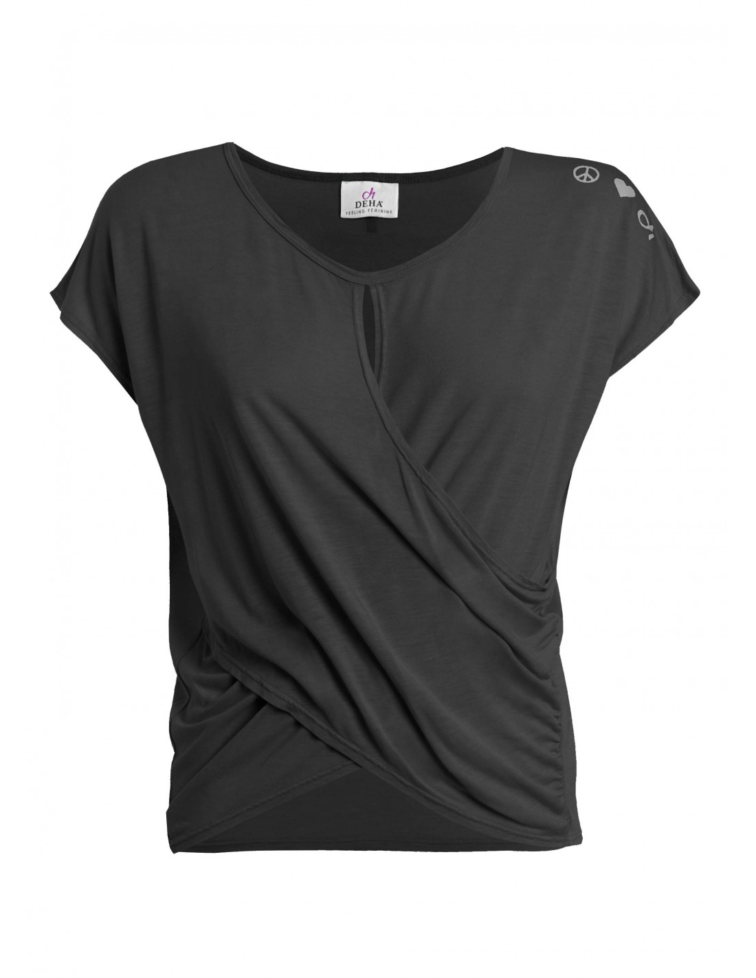 447892-thickbox_default-deha-ecofeeling-yoga-t-shirt-b64244-10009-μαύρο