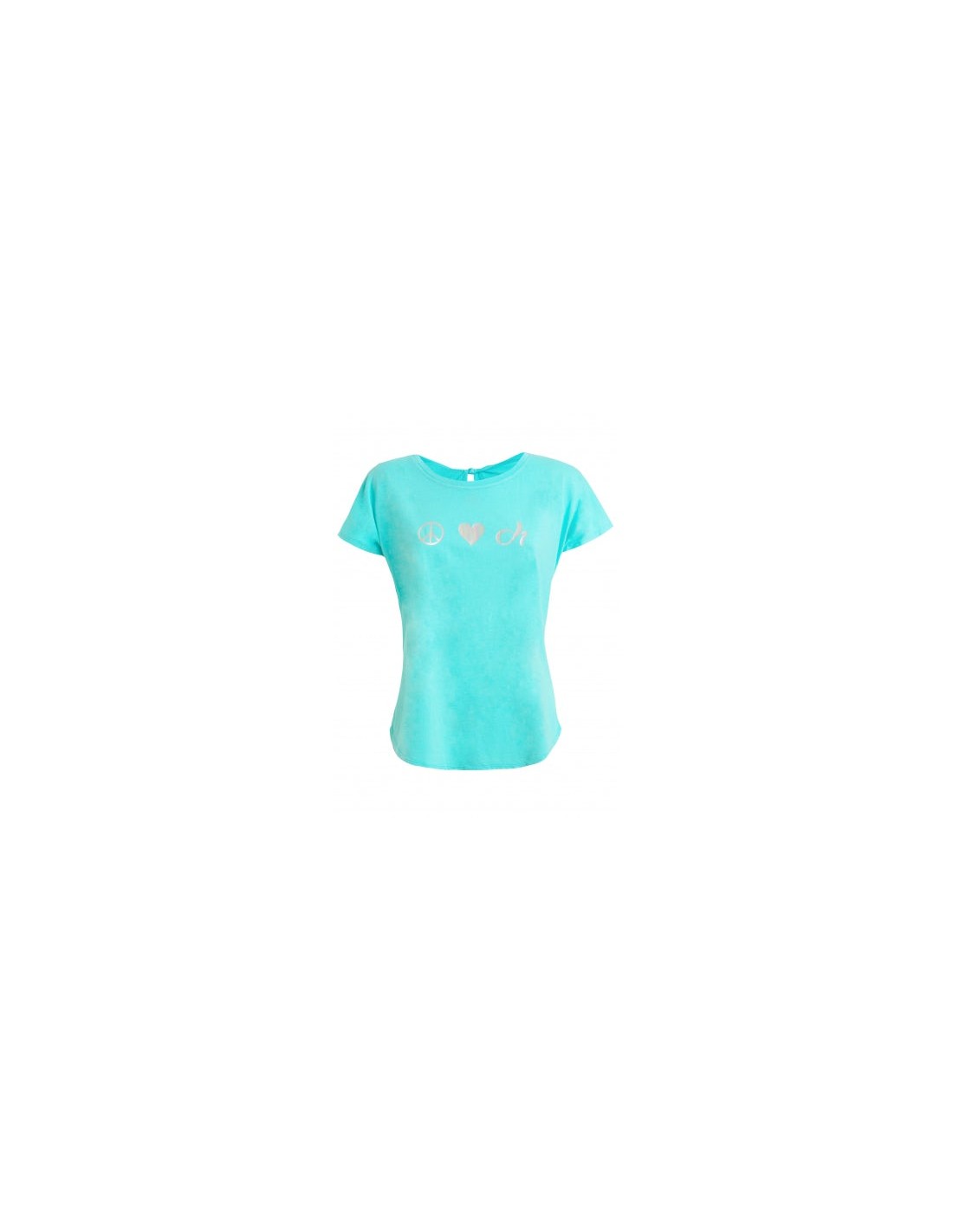 447937-thickbox_default-deha-eco-wear-yoga-t-shirt-b64302-55601-τυρκουάζ
