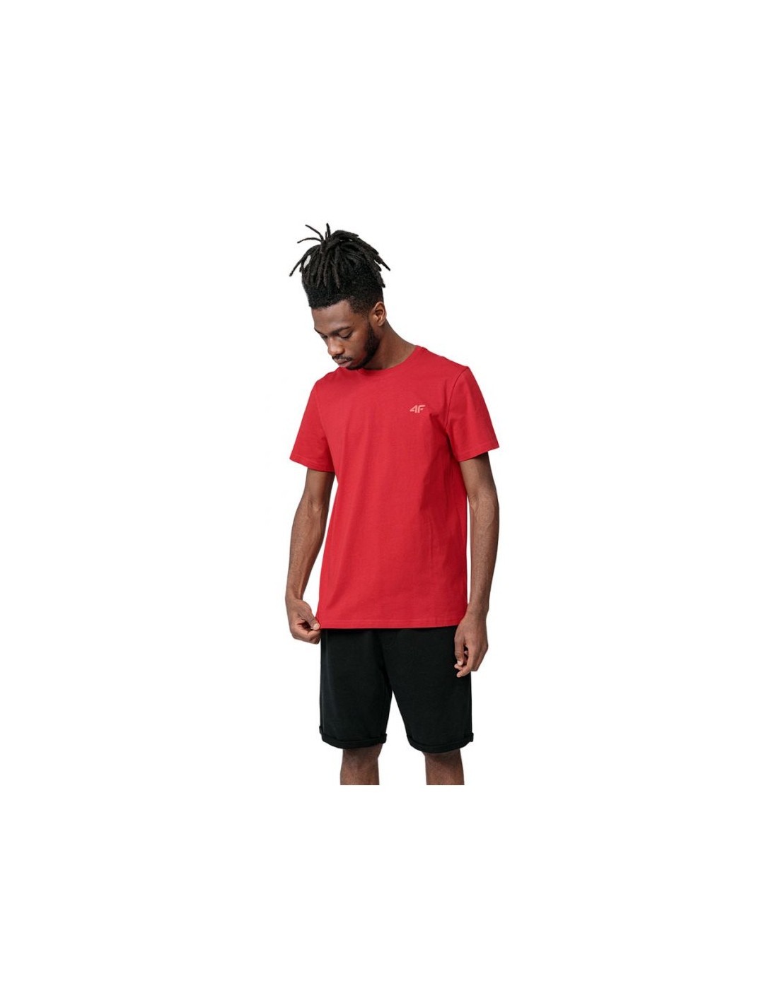 480075-thickbox_default-4f-ανδρικό-t-shirt-κόκκινο-μονόχρωμο-h4z22-tsm352-62s