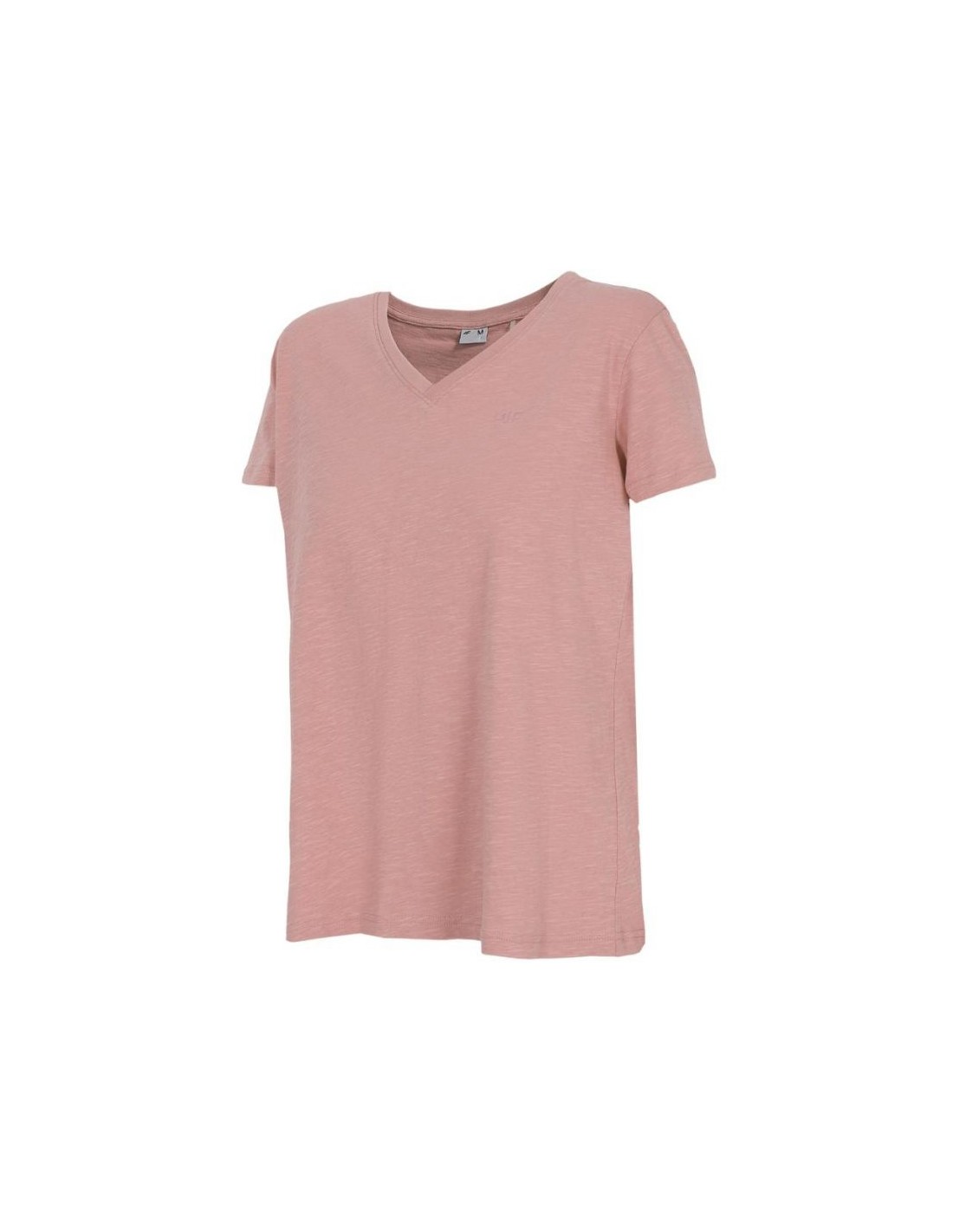 492500-thickbox_default-4f-γυναικείο-αθλητικό-t-shirt-με-v-λαιμόκοψη-ροζ-h4z22-tsd352-56s