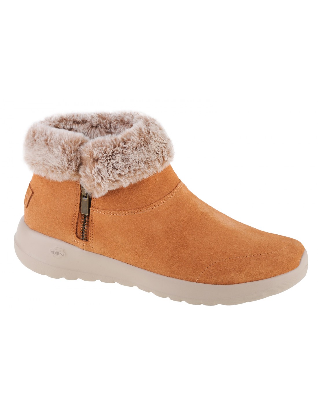 508434-thickbox_default-skechers-go-joy-suede-γυναικεία-μποτάκια-με-γούνα-καφέ-144003-csnt