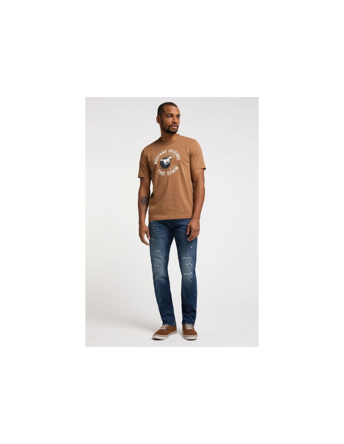 566342-thickbox_default-mustang-ανδρικό-t-shirt-κοντομάνικο-μπεζ-10121473299