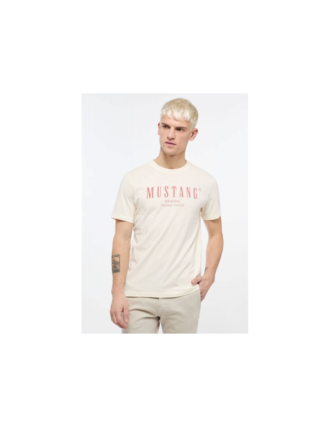 589091-thickbox_default-mustang-ανδρικό-t-shirt-κοντομάνικο-μπεζ-1013802-8001