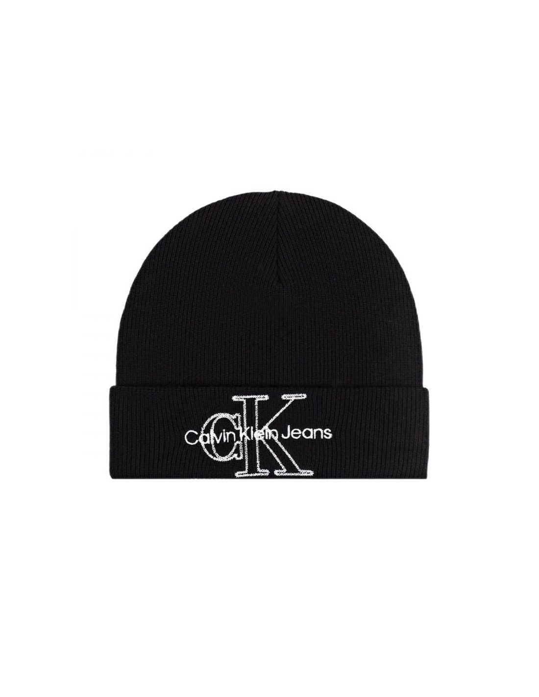 620312-thickbox_default-calvin-klein-unisex-σετ-με-σκούφο-πλεκτό-σε-μαύρο-χρώμα-k60k608858