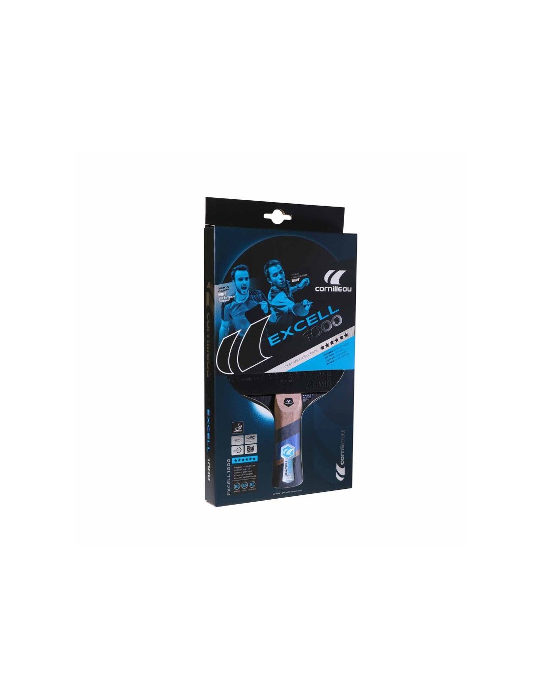 Excell 1000 Cornilleau table tennis racket - coxswainclothing.com