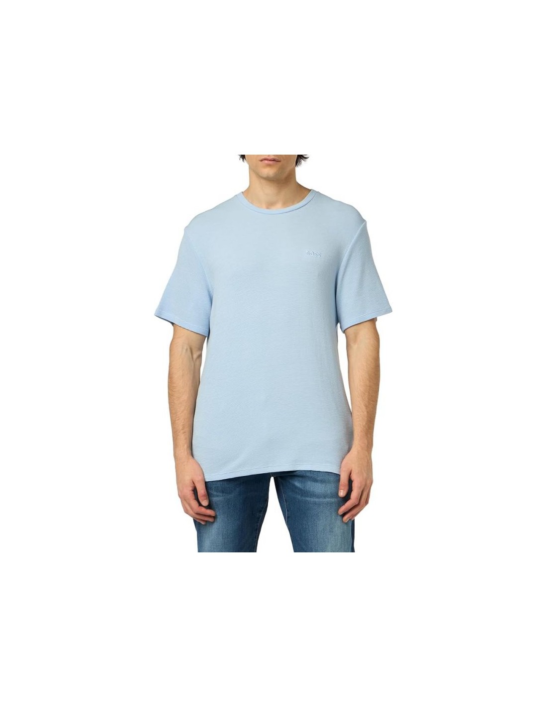 801471-thickbox_default-t-shirt-boss-rib-azzurro-m-50509328-450