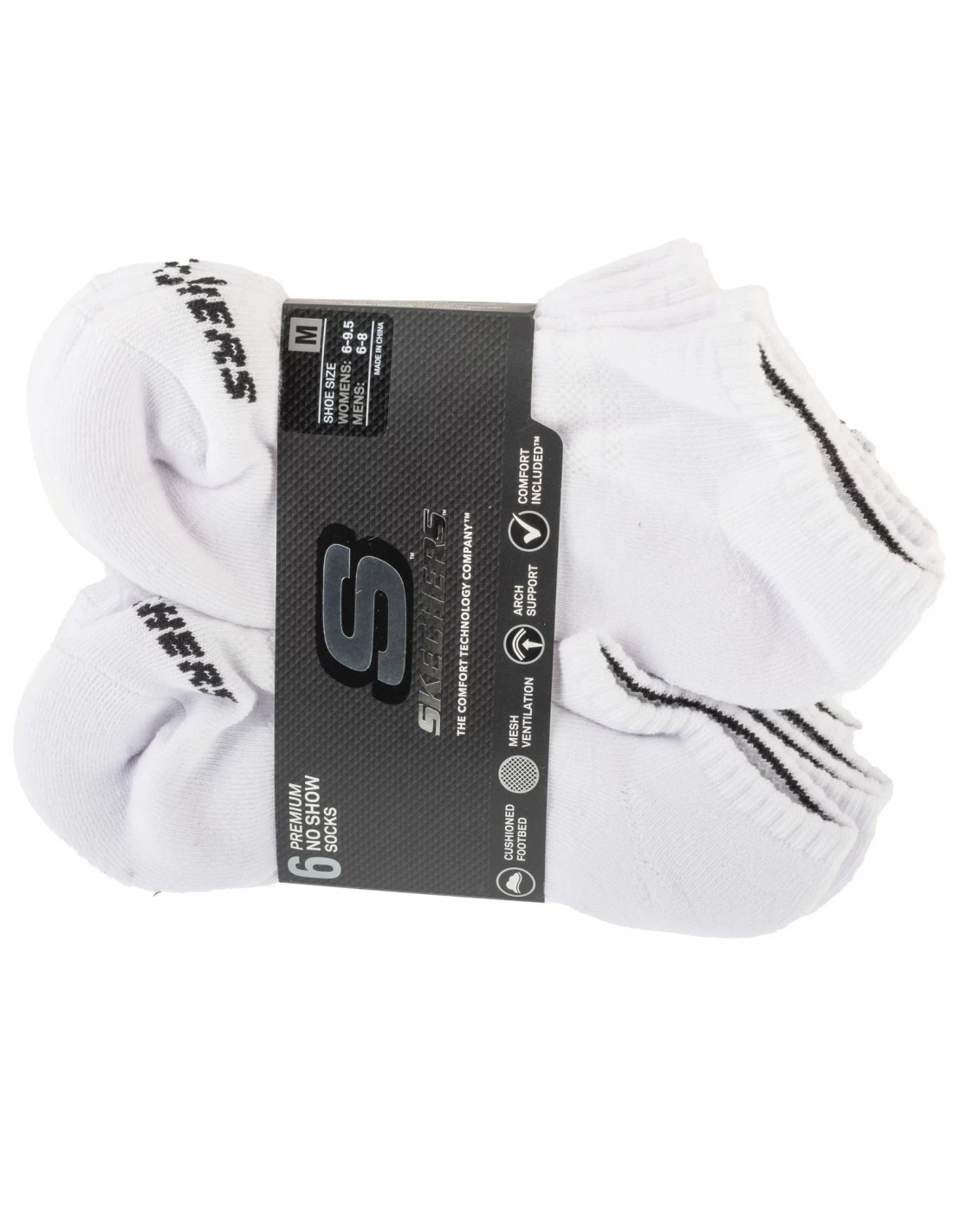 841536-thickbox_default-skechers-6pk-core-lowcut-md-socks-s118209-wht