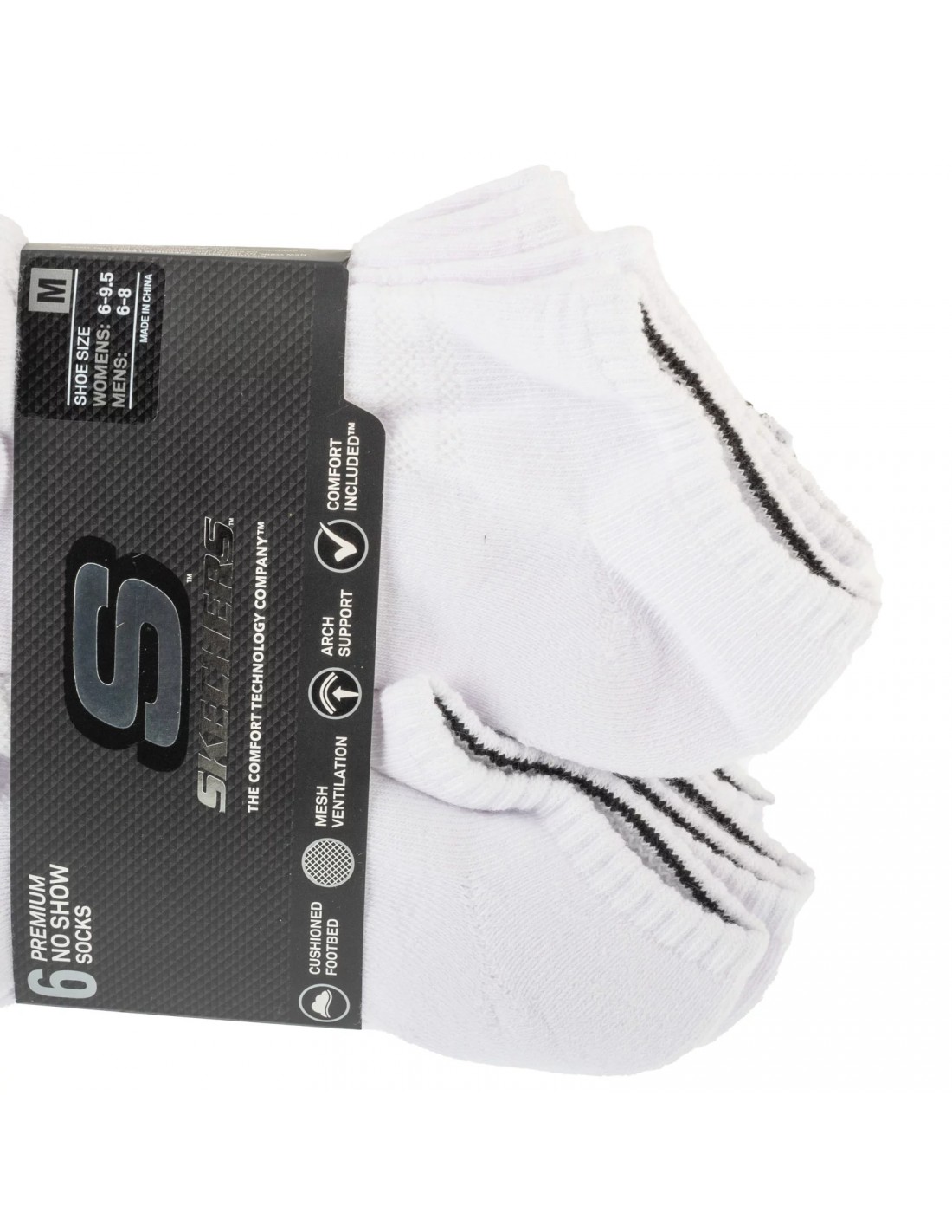 841537-thickbox_default-skechers-6pk-core-lowcut-md-socks-s118209-wht