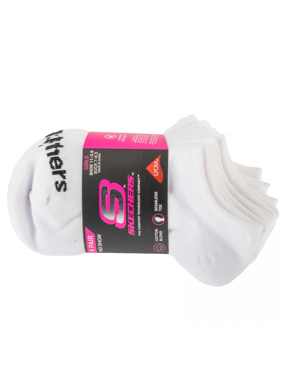 841547-thickbox_default-skechers-6pk-girls-cotton-ns-socks-s117880-wht