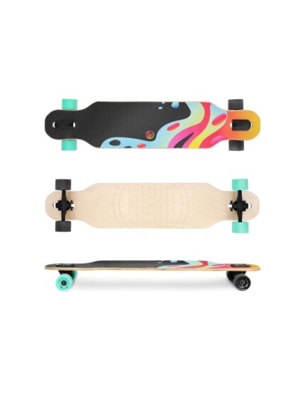 Freeride skateboard longboard Spokey longbay pro 9506999000 940998