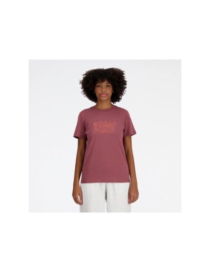 New Balance Women's Tshirt SS FLORAL TEE WAD WT41912WAD