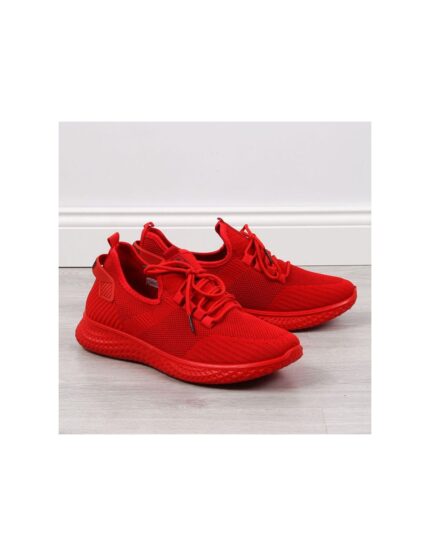 NewS M EVE266B red textile sports shoes