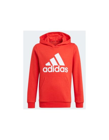 Adidas Παιδικό Φούτερ με Κουκούλα και Τσέπες Κόκκινο Essentials GN4037