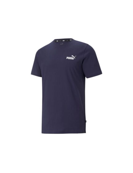 Puma Ανδρικό T-shirt Navy Μπλε με Λογότυπο 586668-06