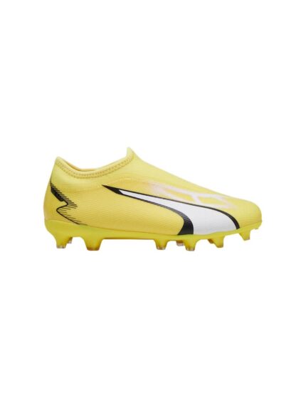 Puma Παιδικά Ποδοσφαιρικά Παπούτσια Ultra Match Ll Fg Ag με Τάπες Κίτρινα 107514-04