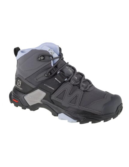 Salomon X Ultra 4 L41625000 Γυναικεία Ορειβατικά Μποτάκια Αδιάβροχα με Μεμβράνη Gore-Tex Magnet / Black / Zen Blue