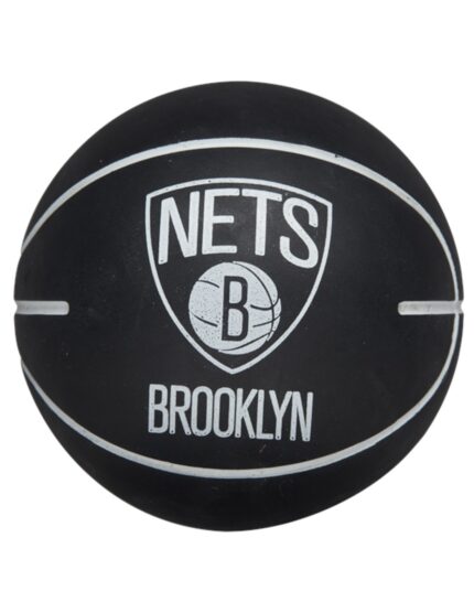 Wilson Dribbler Brooklyn Nets Mini Μπάλα Μπάσκετ Indoor/Outdoor WTB1100PDQBRO