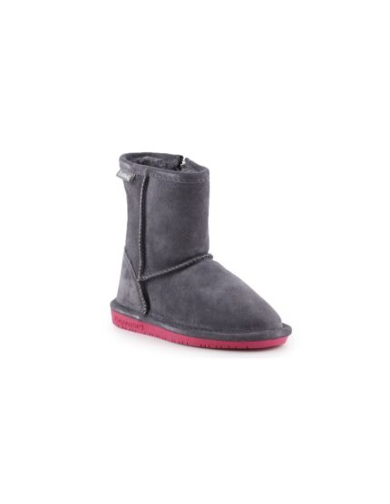 Bearpaw Παιδικά Μποτάκια με Φερμουάρ Γκρι 608TZ-903