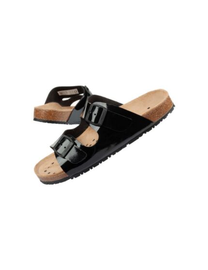 Abeba Sandals Black W 8088 work slippers