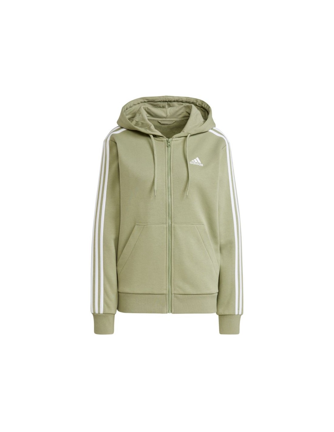 adidas Essentials 3Stripes FullZip Fleece Sweatshirt W JP2352