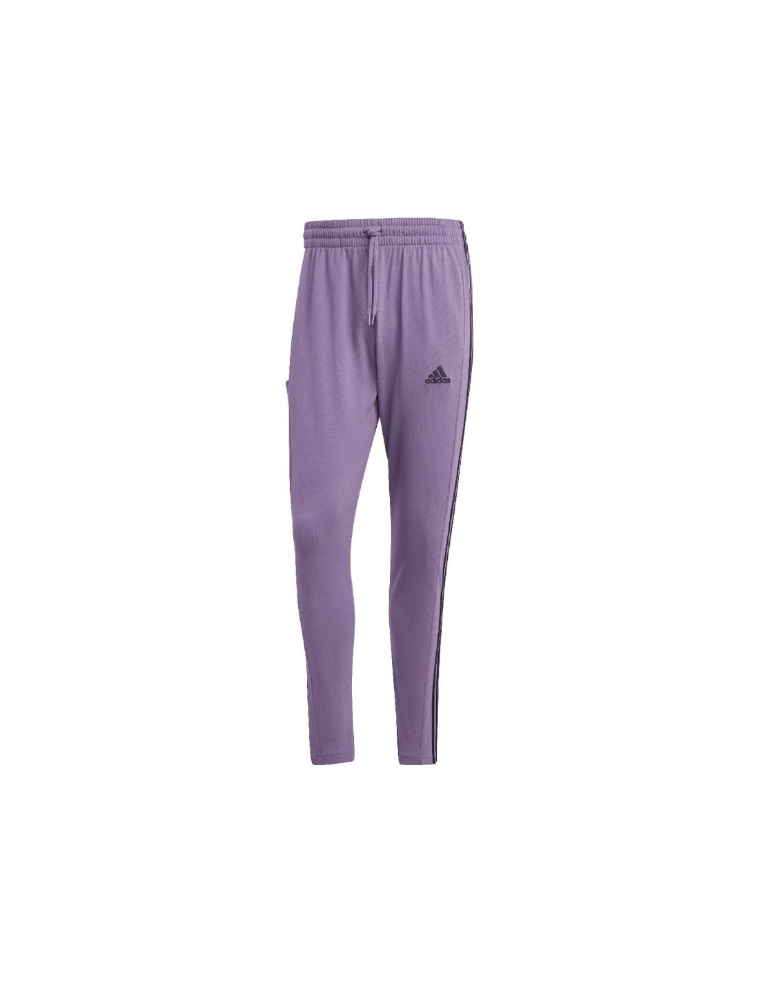 adidas Essentials Single Jersey Tapered Open Hem 3Stripes M Pants IJ8699