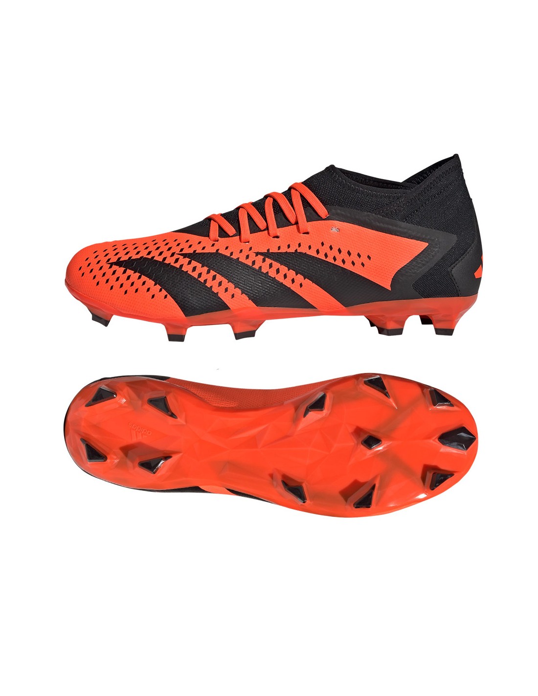 Adidas Predator Accuracy.3 FG GW4591 Χαμηλά Ποδοσφαιρικά Παπούτσια με Τάπες Team Solar Orange / Core Black
