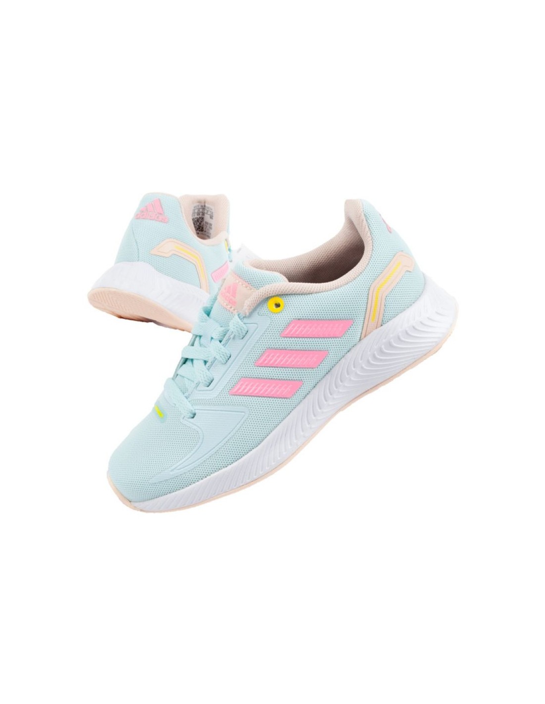 Adidas Αθλητικά Παιδικά Παπούτσια Running Runfalcon 2.0 K HR1412 Almost Blue / Beam Pink / Bliss Orange