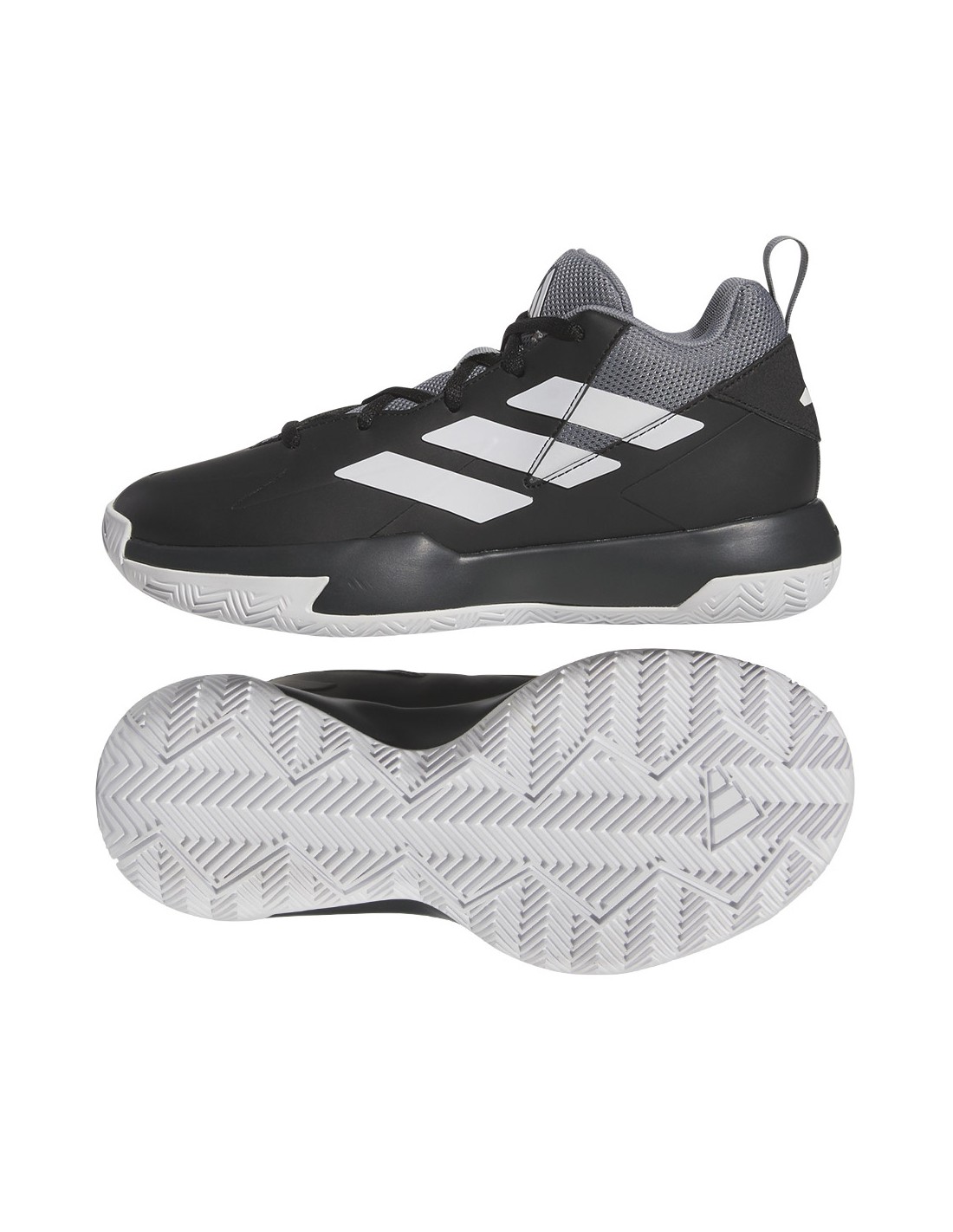 Adidas Αθλητικά Παιδικά Παπούτσια Μπάσκετ Cross Em Up IE9255 Μαύρα