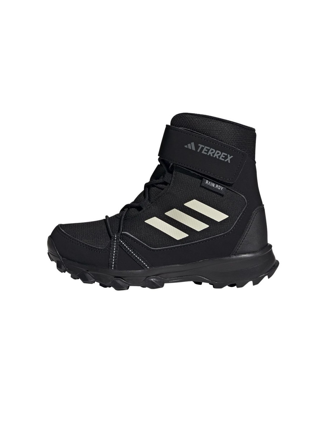 Adidas Παιδικά Μποτάκια Χιονιού με Κορδόνια & Σκρατς Μαύρα IF7495
