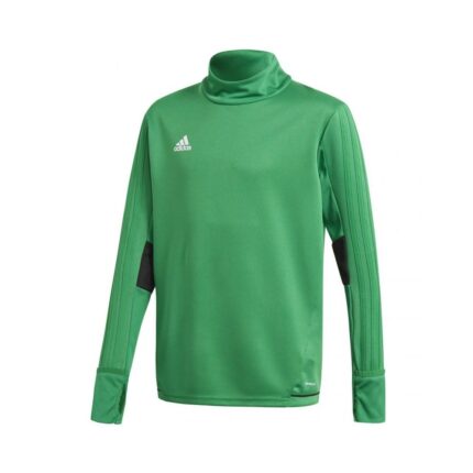 Adidas Παιδική Χειμερινή Μπλούζα Μακρυμάνικη Πράσινη Tiro 17 TRG BQ2760