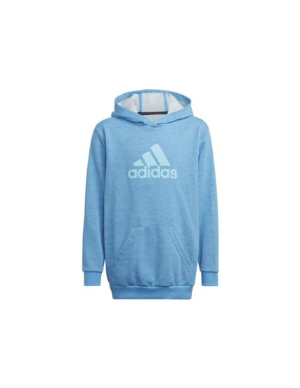 Adidas Παιδικό Φούτερ με Κουκούλα και Τσέπες Γαλάζιο Future Icons Badge HN8470