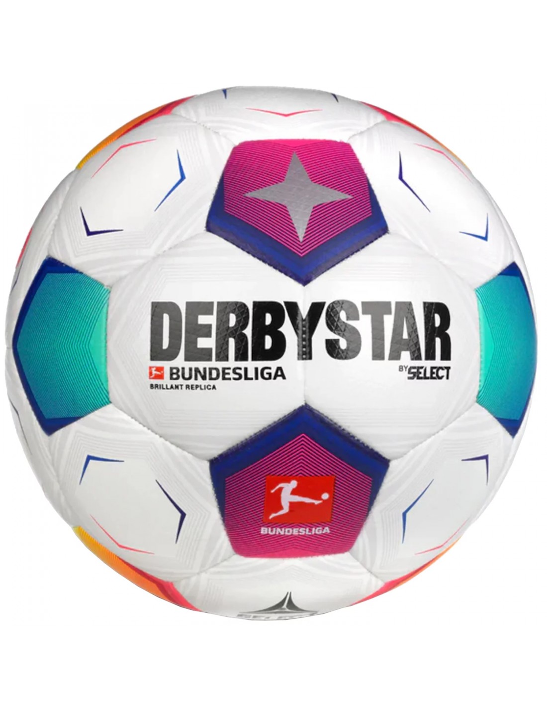 Derby Star Bundesliga Brillant Replica 162008C Μπάλα Ποδοσφαίρου Λευκή