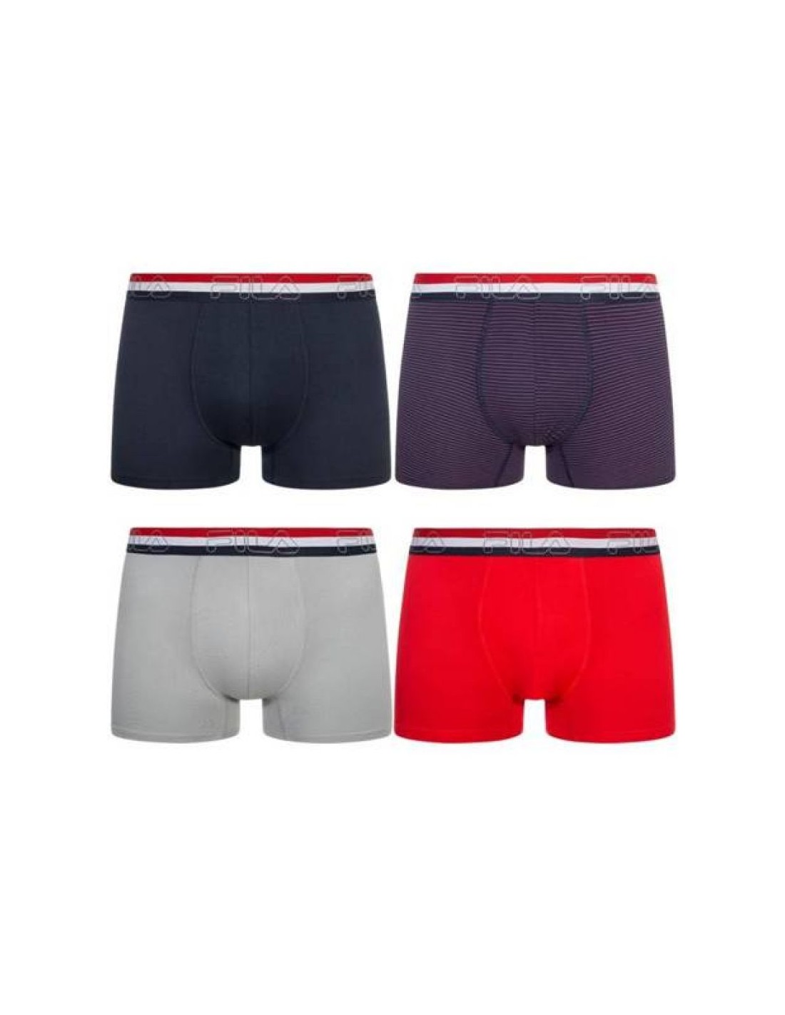 Fila Ανδρικά Μποξεράκια 4Pack FM412BXPB7-600