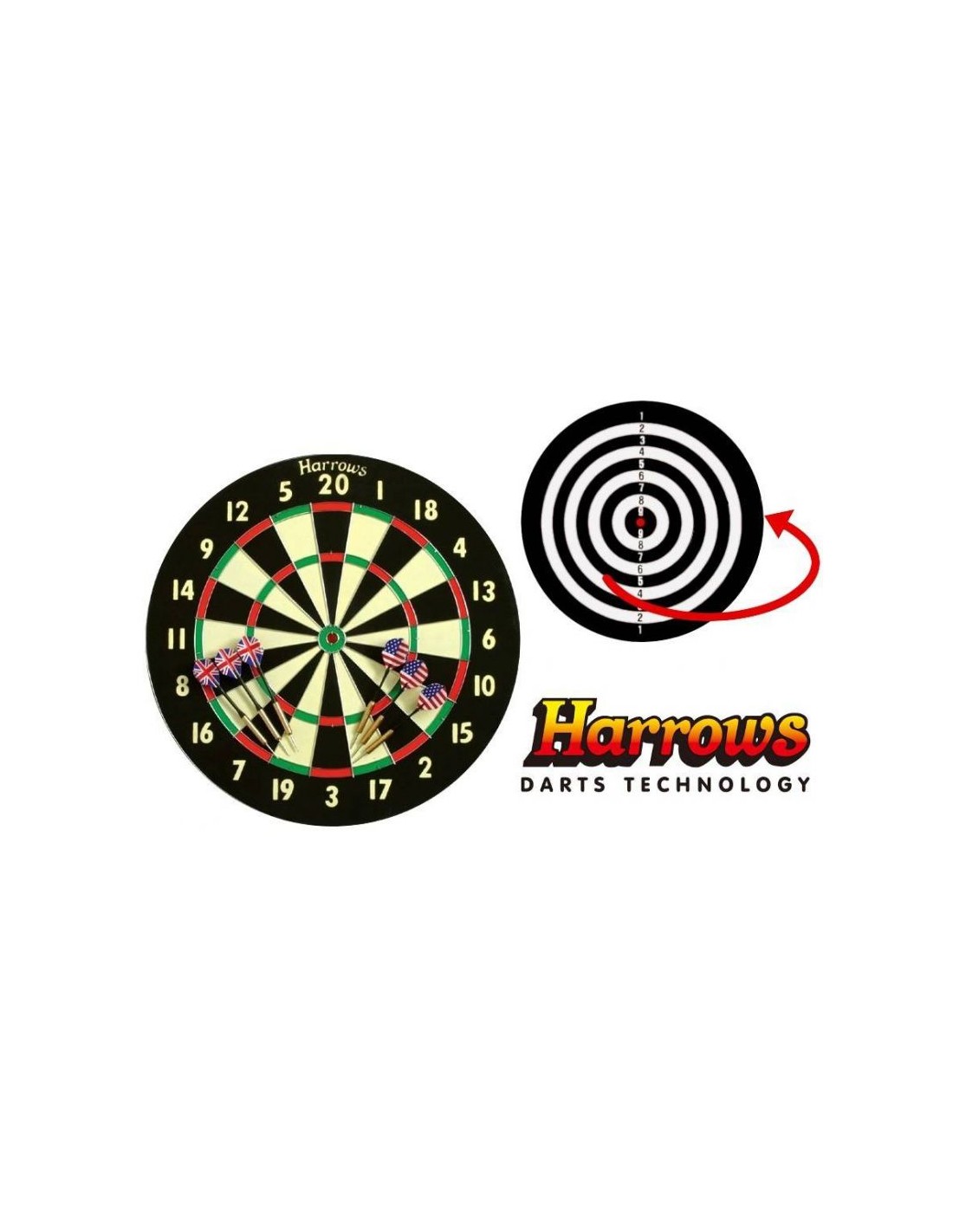 Harrows Champion Family Paper Dart Game doublesided HSTNK000013077