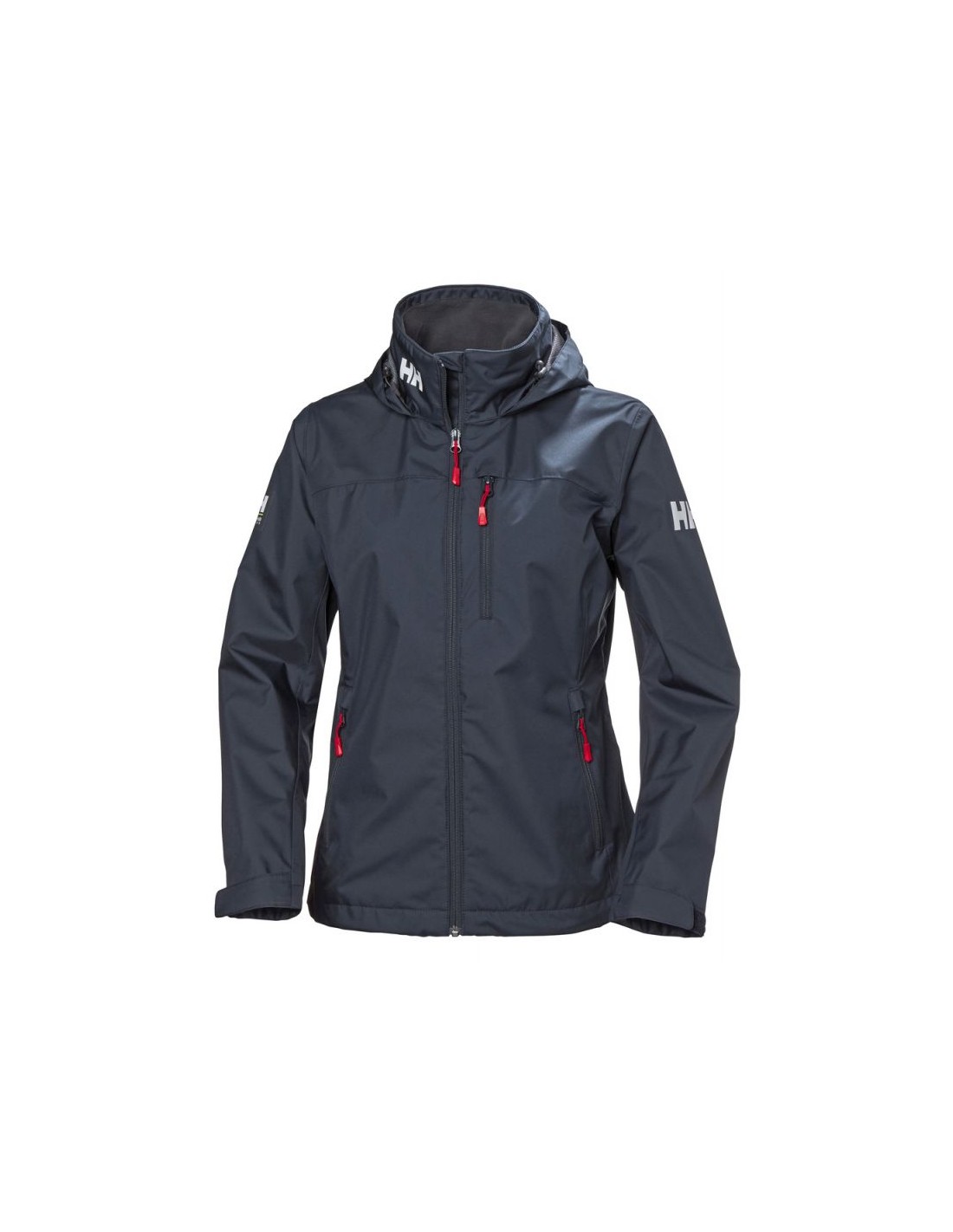 Helly Hansen Crew Hooded Midlayer Γυναικείο Αθλητικό Μπουφάν Μπλε 33891-598