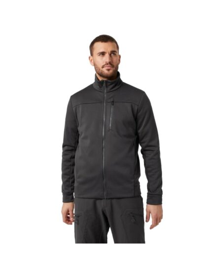Helly Hansen Ανδρική Ζακέτα Fleece με Φερμουάρ Ebony 30229-980