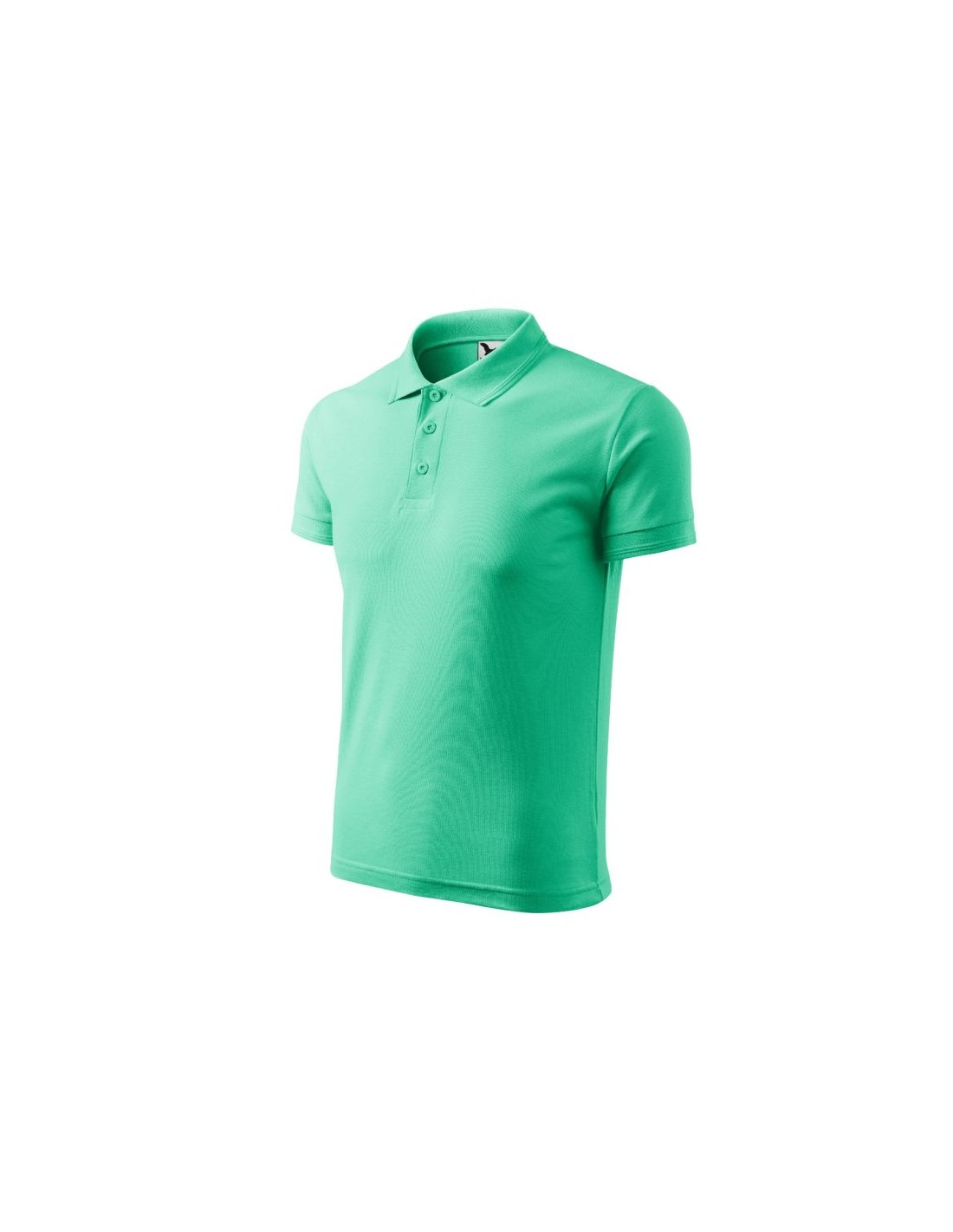 Malfini Ανδρικό T-shirt Κοντομάνικο Polo Πράσινο MLI-20395