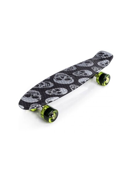 Meteor Skulls 22607 5.90" Complete Penny Board Γκρι
