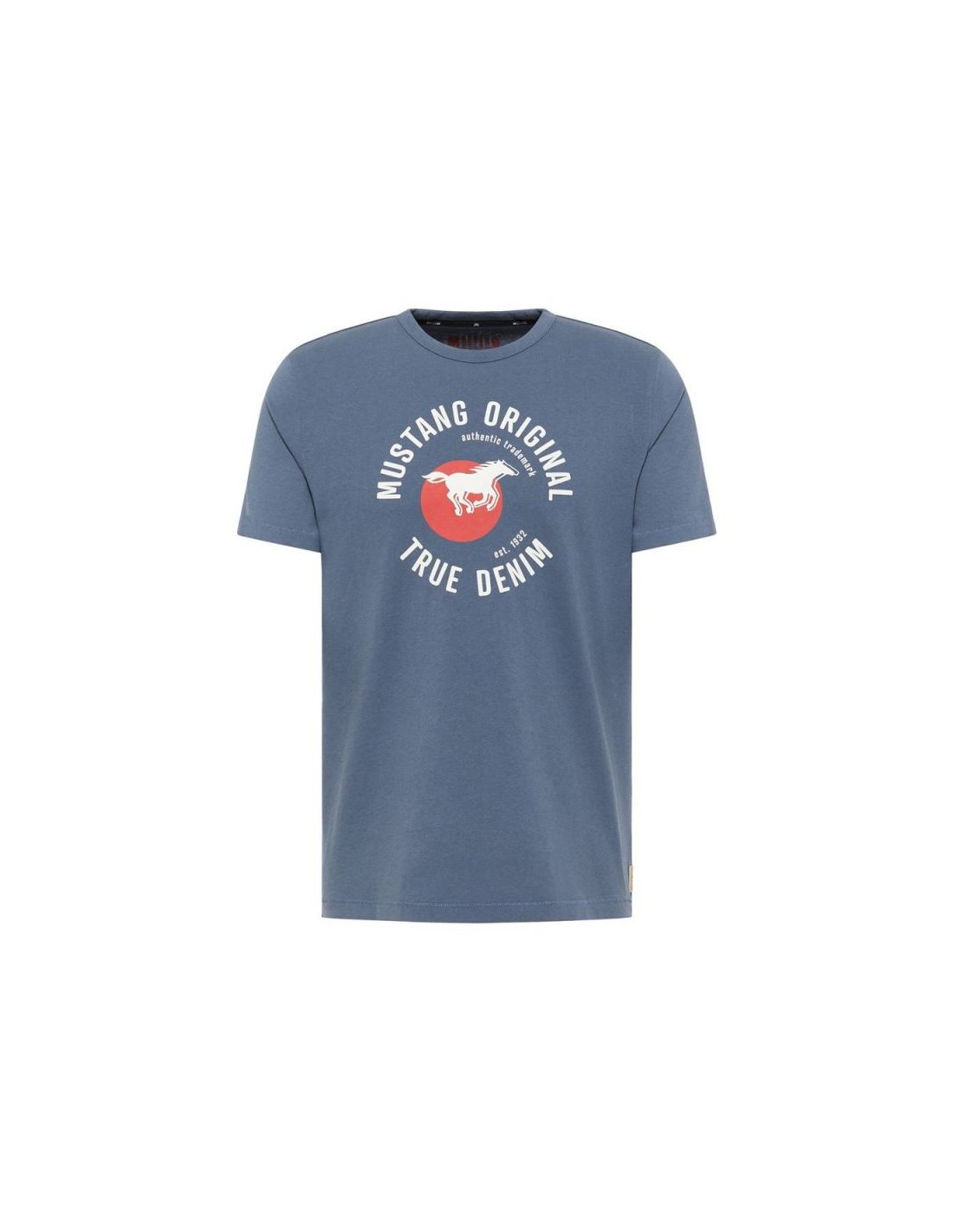 Mustang Ανδρικό T-shirt Κοντομάνικο Μπλε 1012147-5315