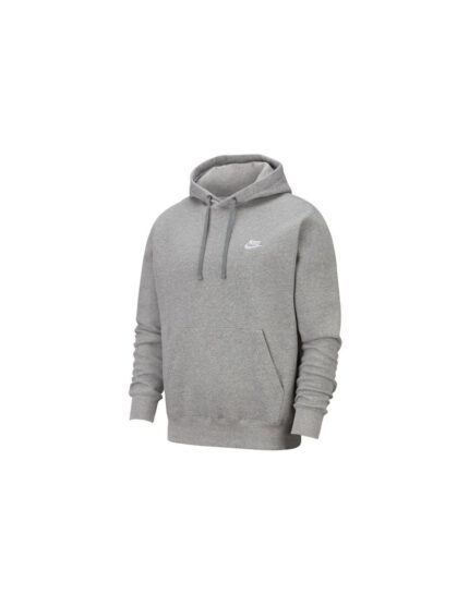 Nike Sportswear Club Ανδρικό Φούτερ με Κουκούλα και Τσέπες Heather Grey BV2654-063