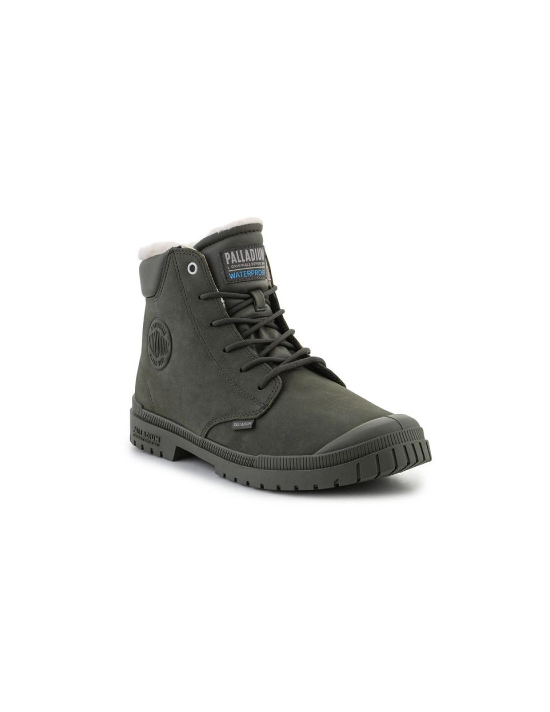 Palladium SP20 Cuff Leather Waterproof WL U 79067325M Olive Night shoes
