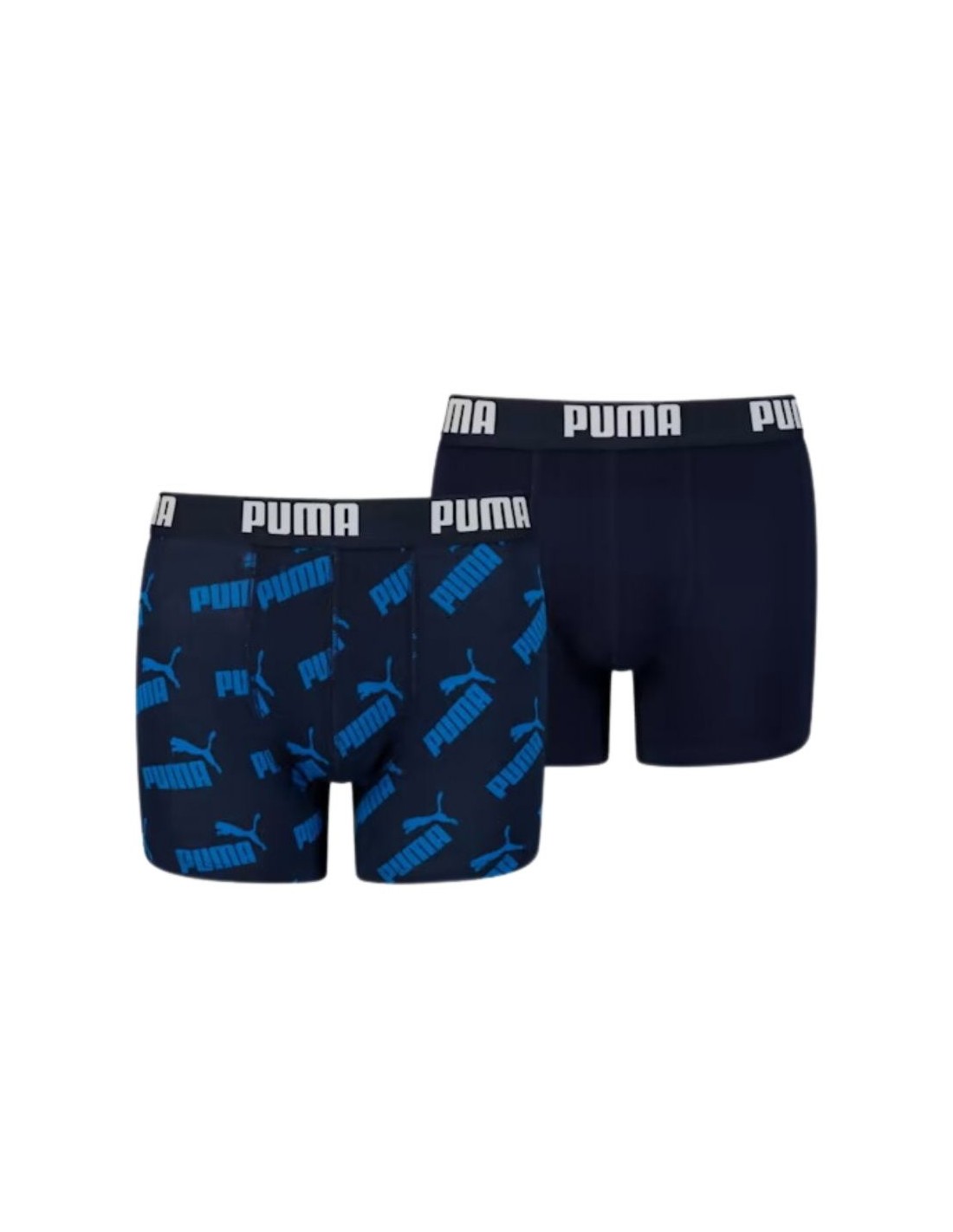 Puma Ανδρικά Μποξεράκια Black/Blue 2Pack 935526-02