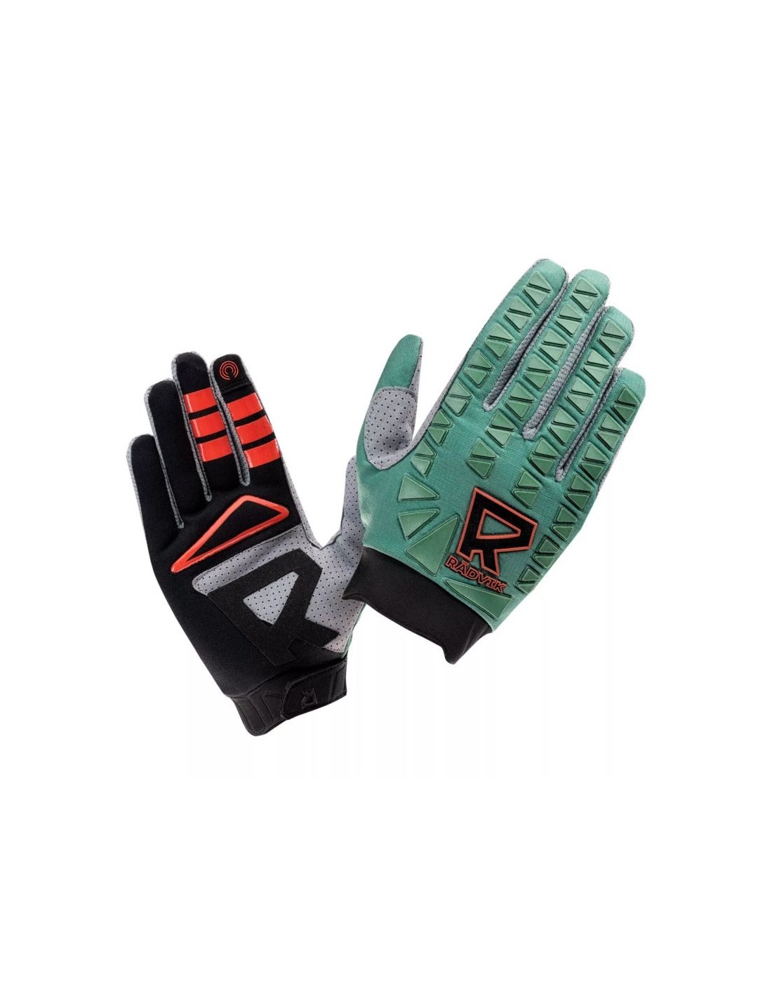 Radvik 92800493073 Μακριά Γάντια Ποδηλασίας Ενηλίκων Πράσινα