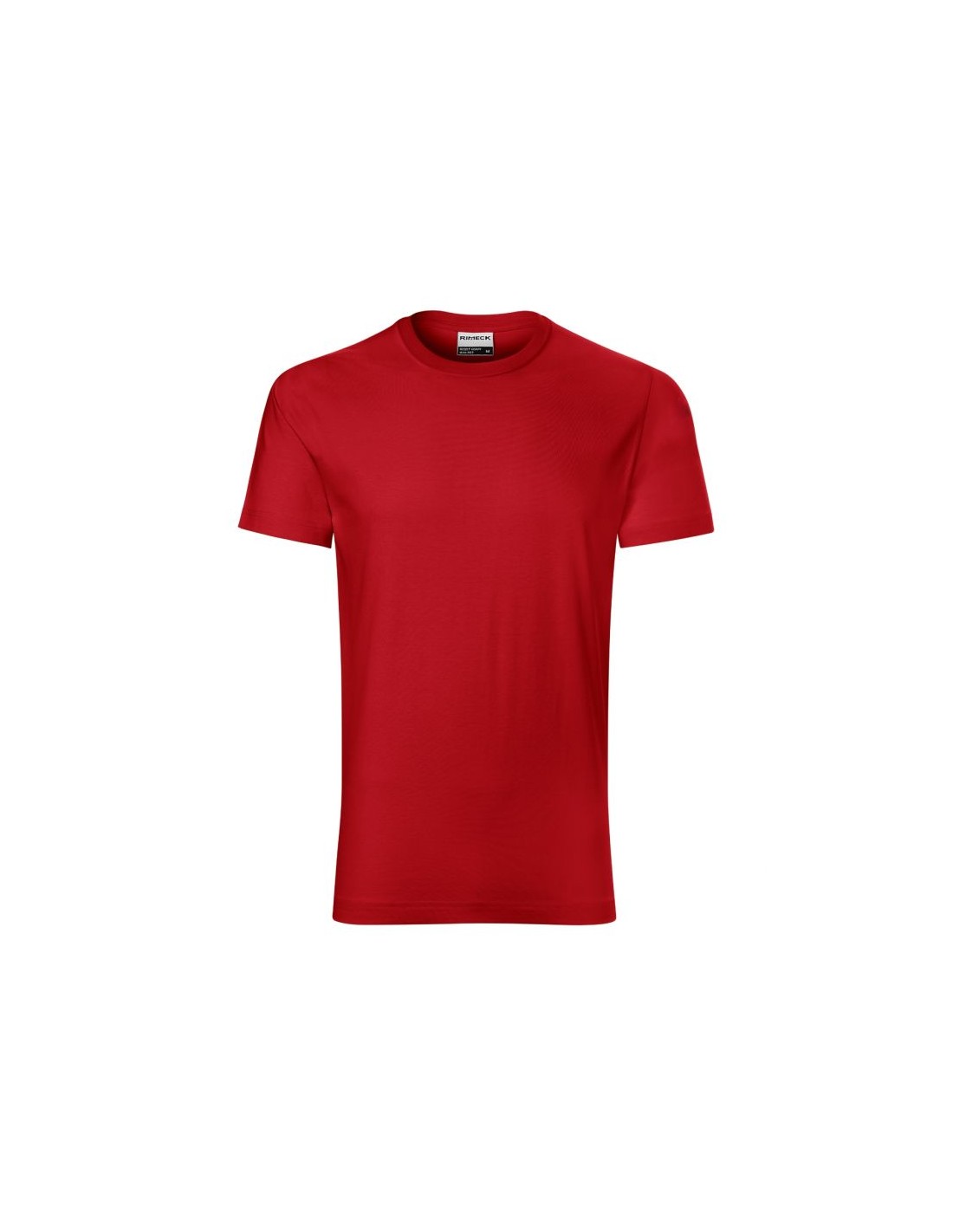 Rimeck Ανδρικό Διαφημιστικό T-shirt Κοντομάνικο σε Κόκκινο Χρώμα MLI-R0307