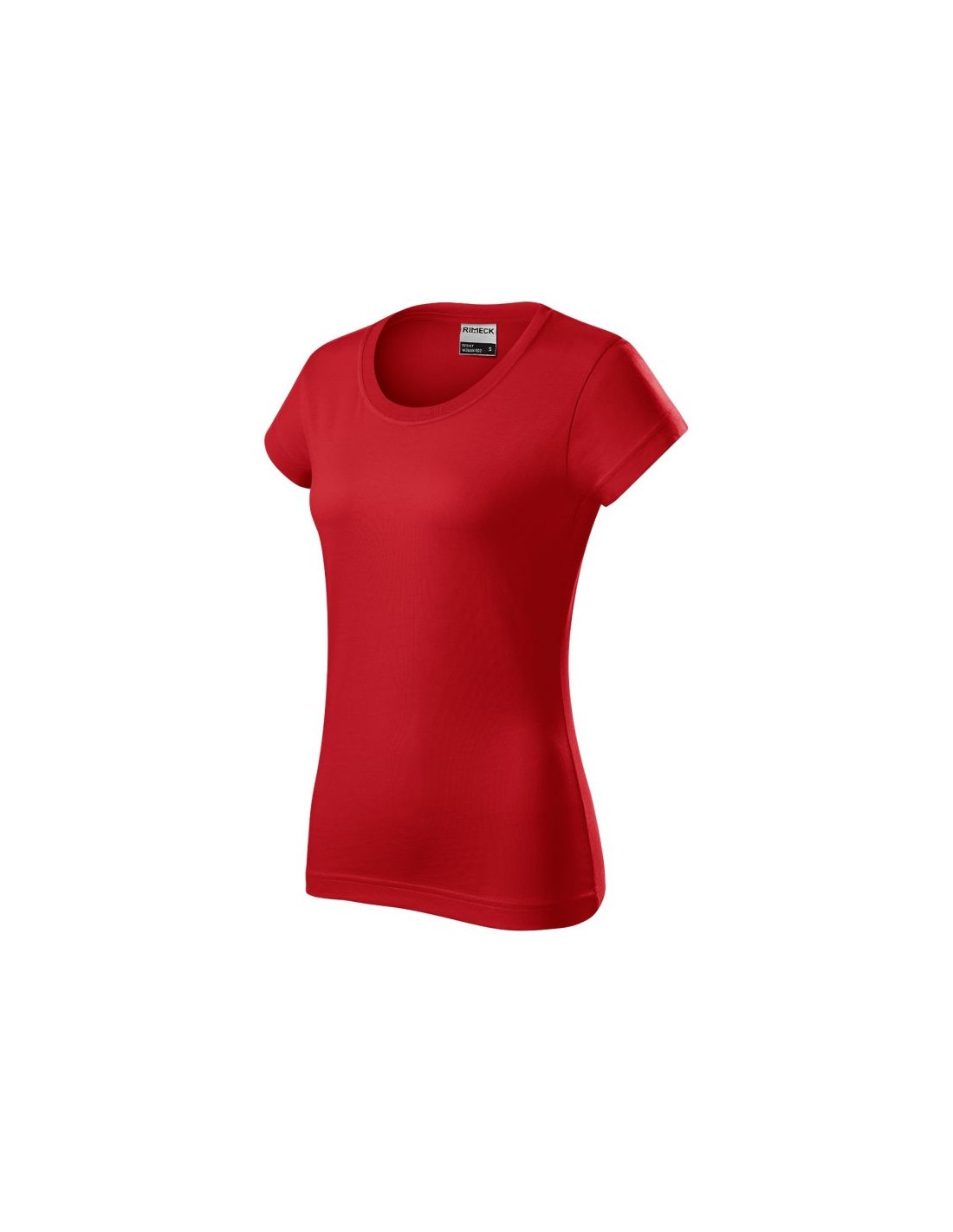 Rimeck Γυναικείο Διαφημιστικό T-shirt Κοντομάνικο σε Κόκκινο Χρώμα MLI-R0407
