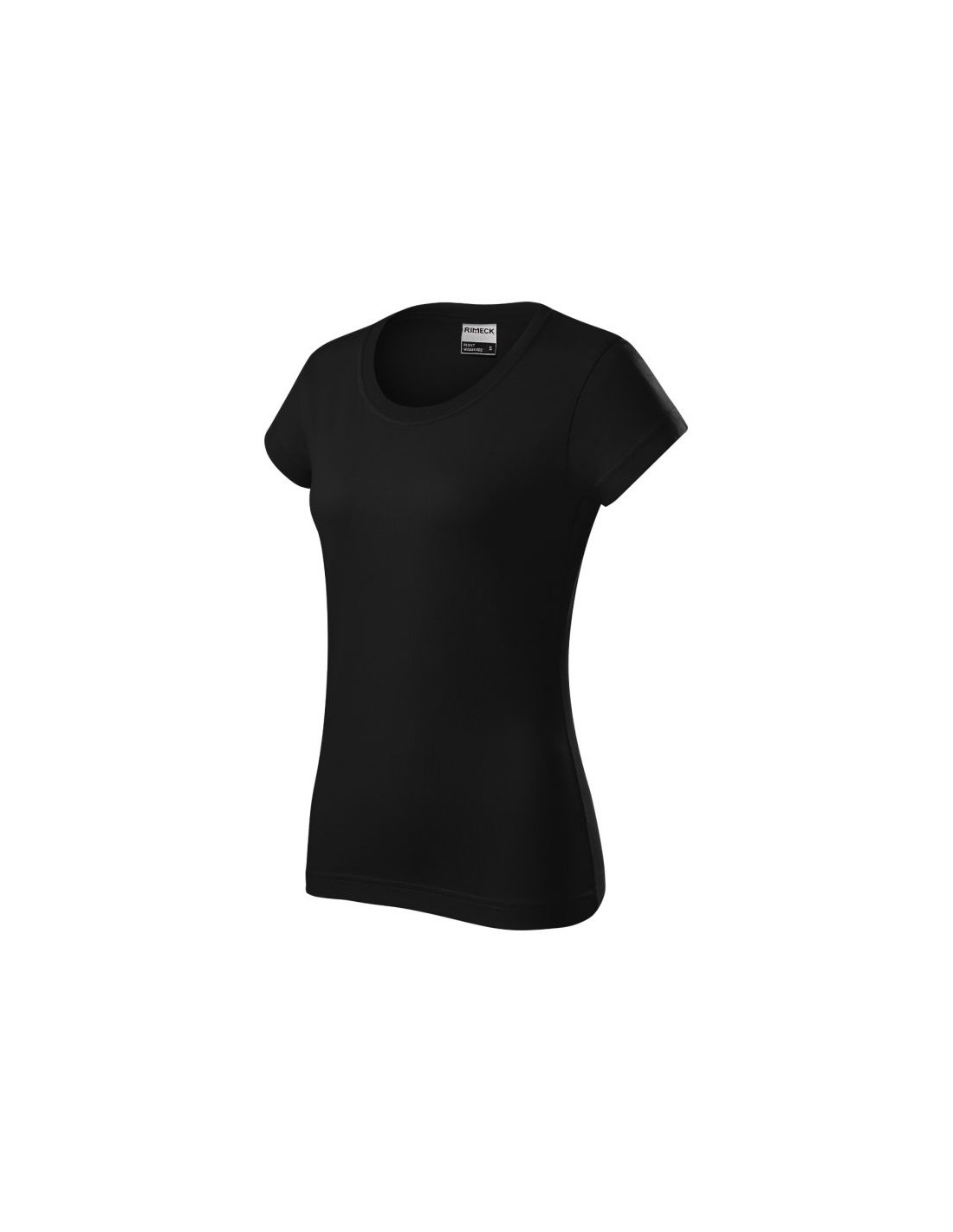 Rimeck Γυναικείο Διαφημιστικό T-shirt Κοντομάνικο σε Μαύρο Χρώμα MLI-R0401